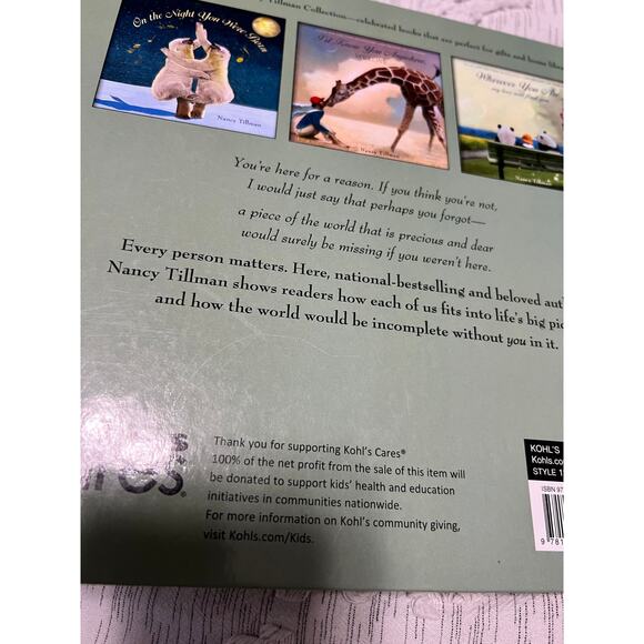 Kohl's Cares You're Here for a Reason Plush Elephant and Book by Nancy Tillman - Picture 8 of 12